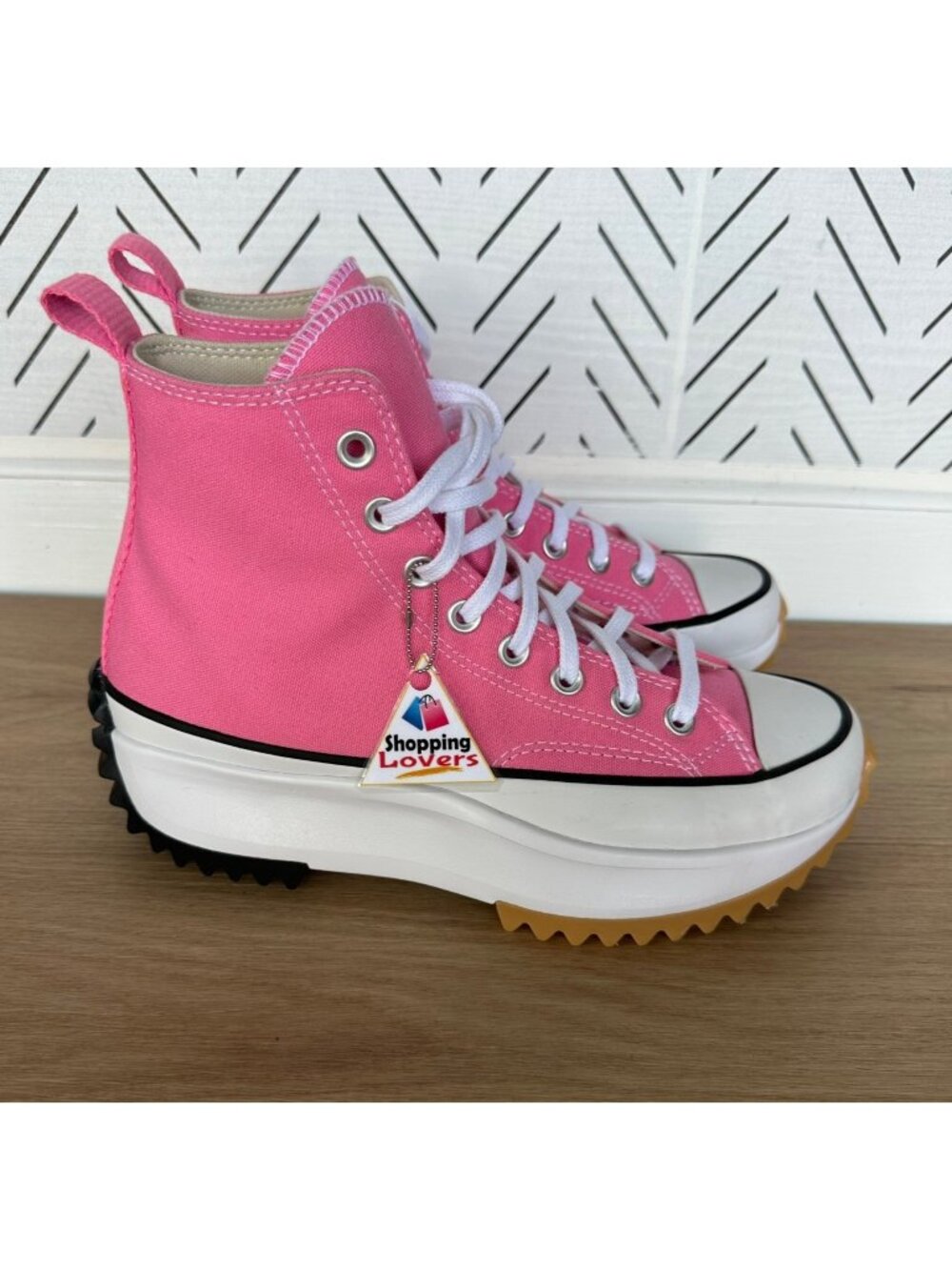 ⭐Converse Run Star Hike Hi Converse 9.5 Mens Shoes Platform Pink Sneaker A08735C